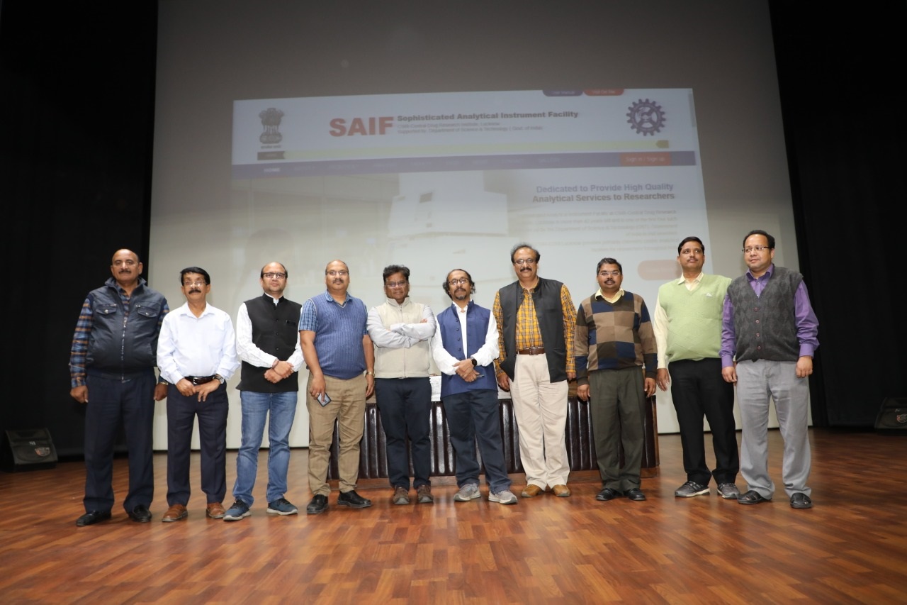 On the occasion of ‘Science Day’, the Director, CSIR-Central Drug Research Institute inaugurated the new website of SAIF, Lucknow
